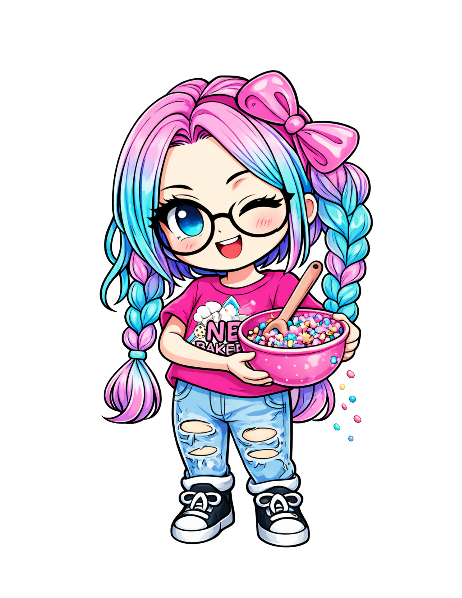 The NB Bakery Mascot